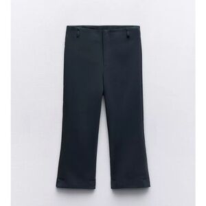 Zara Navy Capri Pants